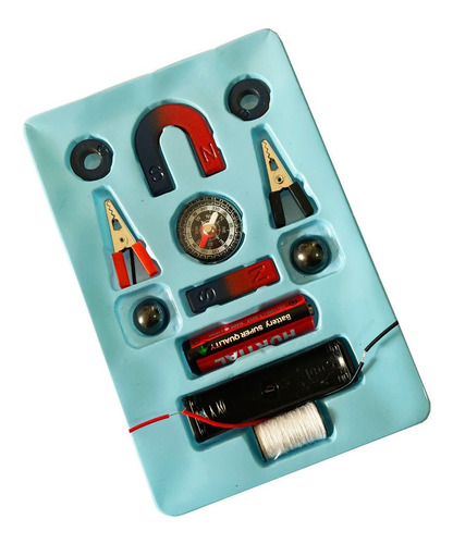 Set Escolar Circuito Eléctrico-magnético 15 Pzs
