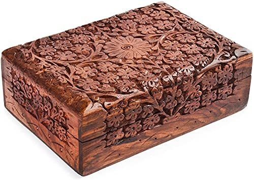 Joyero - Artisenia Handmade Rosewood Keepsake Box Jewelry Ch