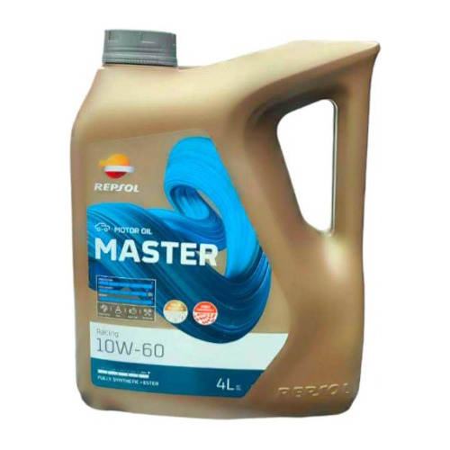 Aceite 10w60 Repsol Master Racing Full Sintético 4 Lts