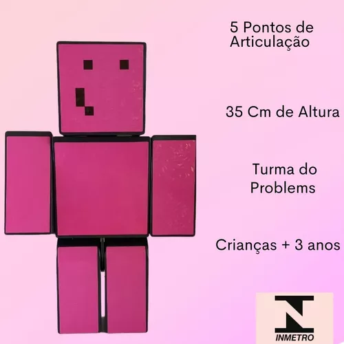 Kit 3 Bonecos Minecraft Problems Melzinha Mel 35 Cm - Algazarra