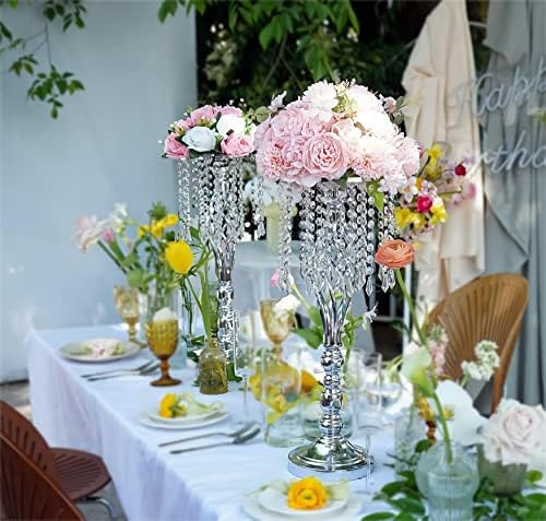 2 Piezas De Jarrones De Recepción De Bodas, Soportes Para Ca