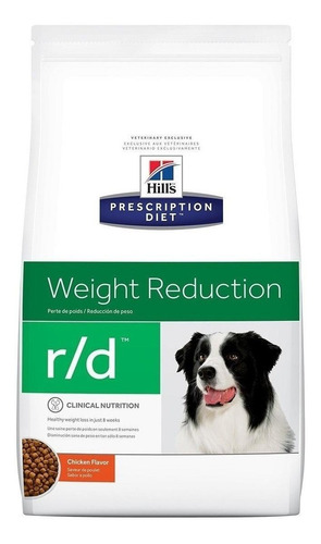 Alimento Hill's Weight Reduction R/d Perro Bolsa De 12.5 Kg