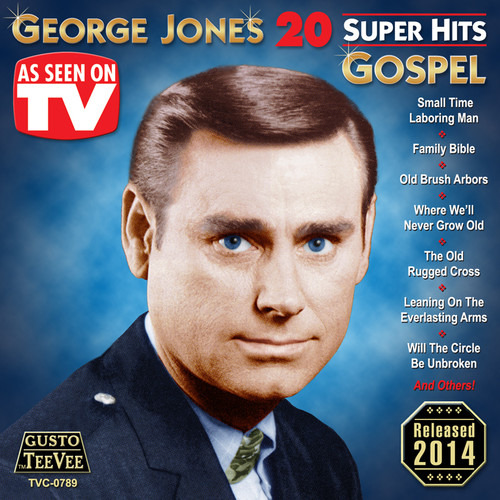 Cd Gospel De George Jones Con 20 Superéxitos