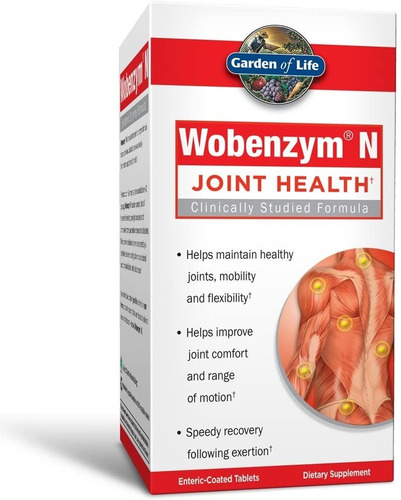 Garden Of Life Wobenzym N Ayuda A Articulaciones X 200tabs