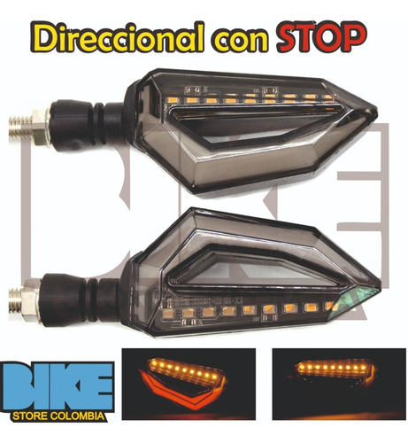 Par De Luces Direccionales Led Con Stop Integrad