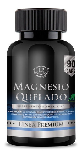 Imagen 1 de 1 de Magnesio Quelado Con Aminoácidos Para 3 Meses Citrato De Mag