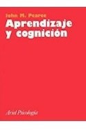 Libro Aprendizaje Y Cognicion (ariel Psicologia) De Pearce J