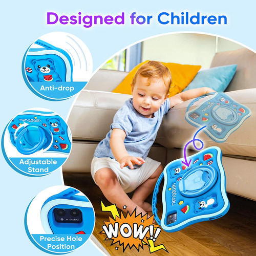 Tablet Mengdash Kids Tablet 10.1'' Android 14 8gb Ram 64gb R