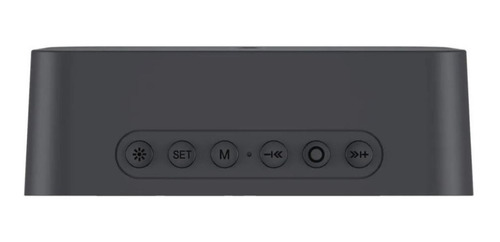 Relógio Despertador Digital Com Caixa De Som Bluetooth Tedge