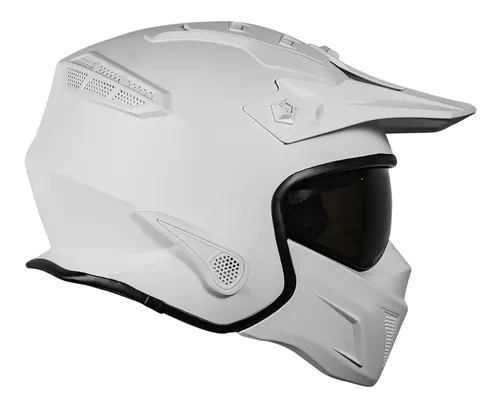Casco para online moto blanco