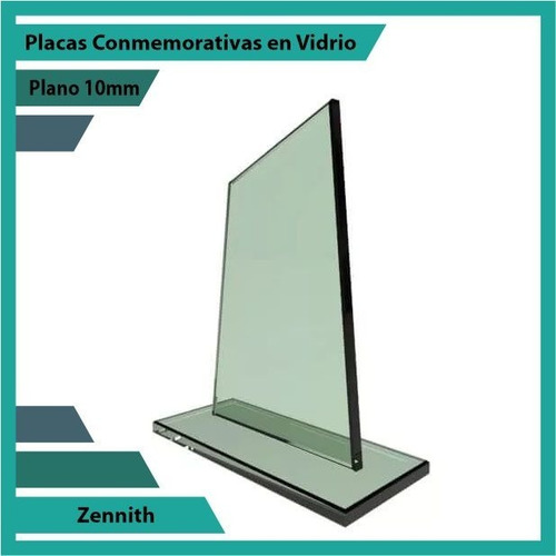 Placa De Vidrio Referencia Zennith Pulido Plano 10mm