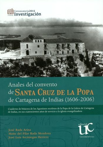 Libro Anales Del Convento De Santa Cruz De La Popa De Carta