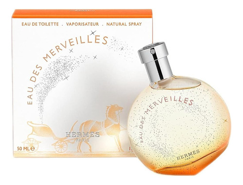 Hermes Eau De Merveilles Eau De Toilette Para Mujer, 1.7 Onz