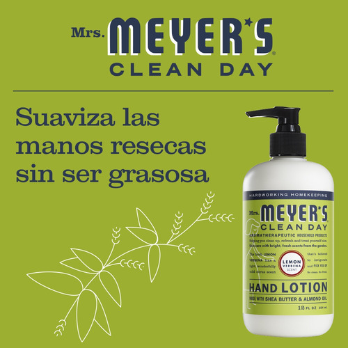 Crema De Manos Mrs Meyer S Clean Day Lemon Verbena 354 Ml Limón