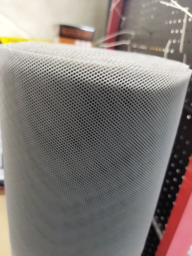 Imagen 2 de 5 de Malla Mosquitero Plástico 0,90 X 30 Mts Gris