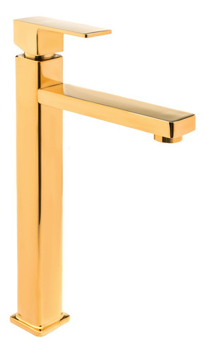 Torneira Bica Alta  Banheiro/lavabo/pia Luxo Dourado