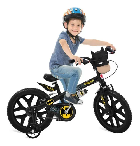Bicicleta Infantil Batman Aro 14 3202 Bandeirante