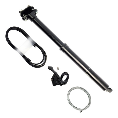 Poste Retráctil Dropper 31.6 X 170 Mm Cableado Interno Color Negro