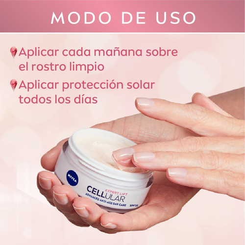 Crema Antiedad Nivea Cellular Expert Lift De Día Fps 30 50ml Tipo de piel Todo tipo de piel