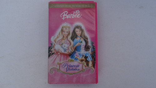 Fita Vhs Barbie A Princesa E A Plebéia Original Dublado Usad