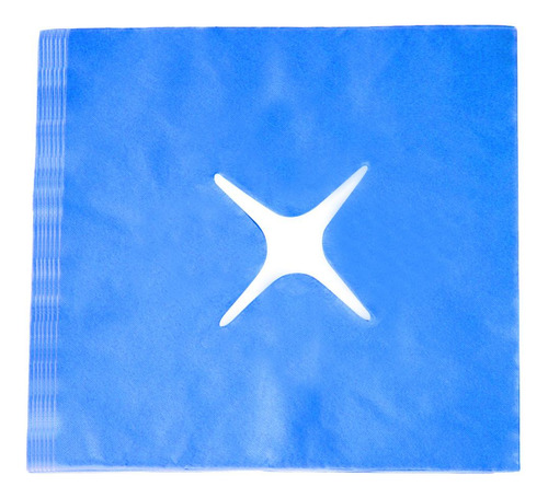 100 Almohadas Desechables Para Cama Con Agujeros. Azul D