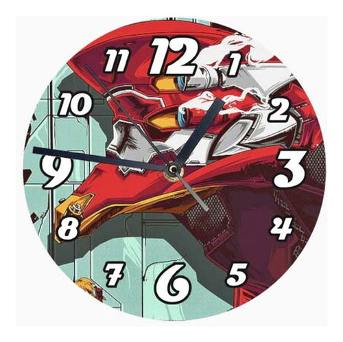 Reloj De Madera Brillante Diseño  Anime B320