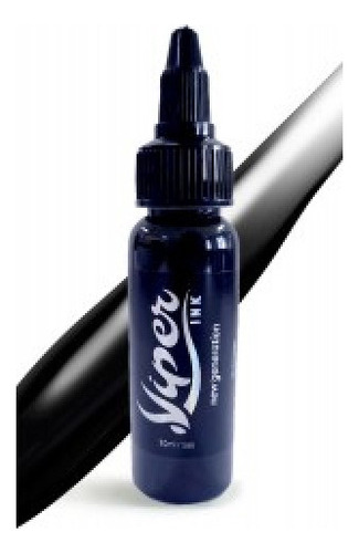 Tinta De Tatuagem Tattoo Viper Ink 30ml - Cores Cor Preto Linha