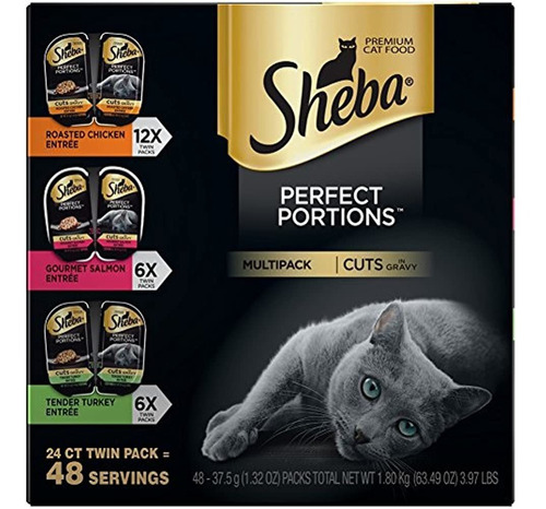 Sheba Perfect Portions Cortes En Gravy Entrée Wet Cat Food