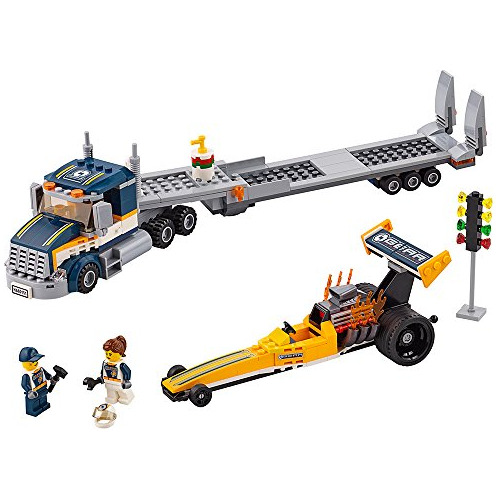 Lego City Great Vehicles Dragster Transporter 60151