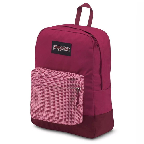 Mochila Jansport Black Label Superbreak Red Combo 6822