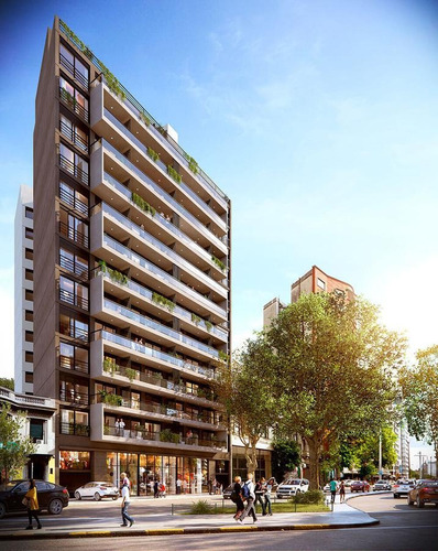 Imagen 2 de 15 de Monoambiente, Edificio Sobre Avenida