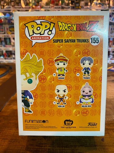 Funko Pop Super Saiyan Trunks #155 Nycc Dragon Ball (Usado)