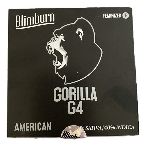 3 Semillas Colección Gorilla G4  Blimburn