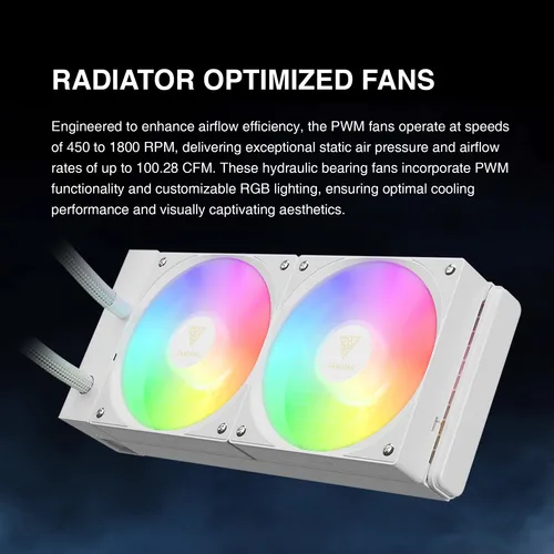 Enfriador De Agua Gamdias Chione E4 240mm Pwm Argb Intel/amd