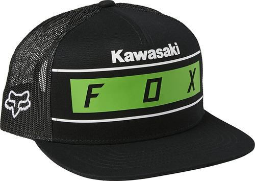 Gorra Estándar Kawasaki Snapback Para Hombre, Color Negro, T