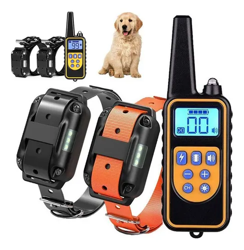 Un Juego De Choque Electrónico Para 2 Perros Collar De Entre