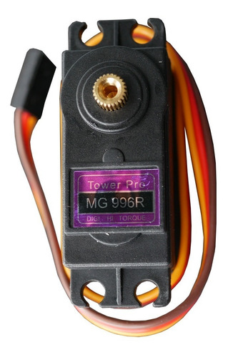 Imagen 3 de 10 de Servo Mg996r Digital Motor Con Accesorios 10kg Torque Metal