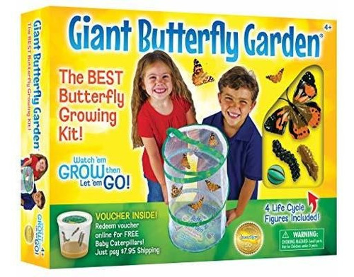 Juego De Ingenio Insect Lore Jardín De Mariposas Gigantes C