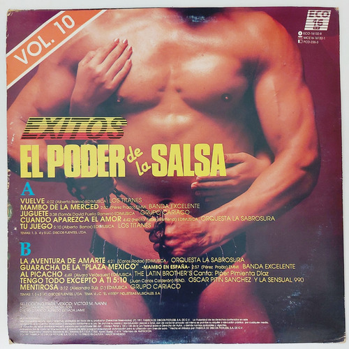 Varios Artistas - El Poder De La Salsa Vol. 10 Lp