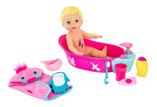 Little Mommy Muñecas Baño De Burbujas Mattel