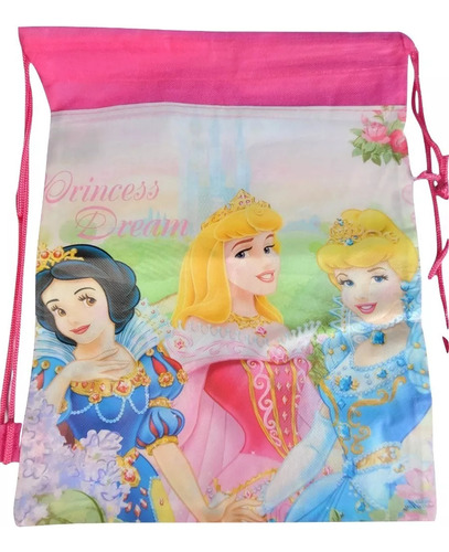 Bolso Morral Tipo Mochila Princesas