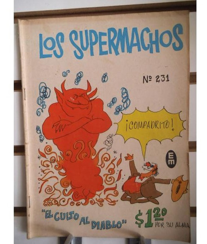 Comic Los Supermachos 231 Editorial Posada Vintage 