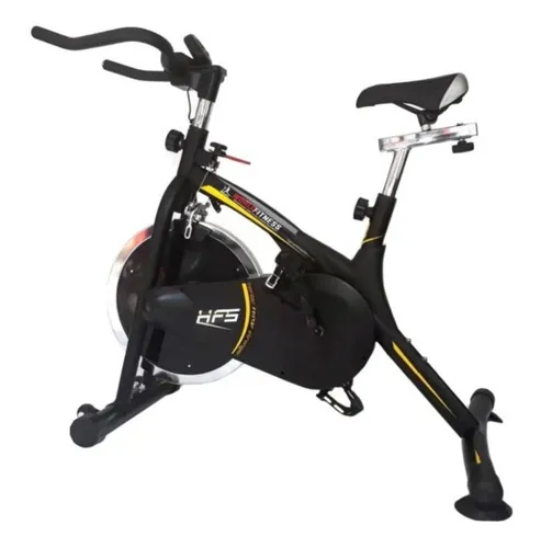 Bicicleta fija World Fitness SP 1000 para spinning color negro