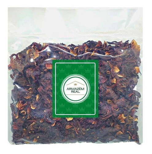 Hibiscus Desidratado 300g Ervas - Alta Qualidade