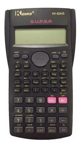 Imagen 1 de 4 de Calculadora Cientíica Kenko Kk-82ms 240 Funciones A Pilas
