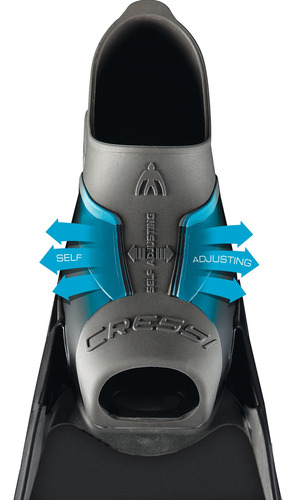 Aleta Cressi Gara Turbo Sprint Buceo Negro 30/31 Mx