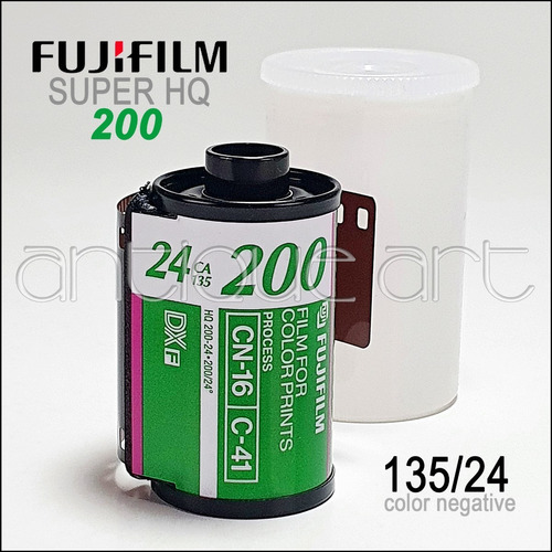 A64 Rollo Fujicolor Super Hq 200 Asa 35mm Negativo Color 24 