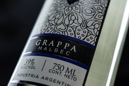 Grappa Aniapa Destilado Orujo De Malbec 750cc Premiado