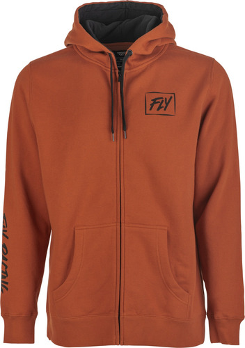 Sudadera Fly Racing Fly Lite Cierre Rust