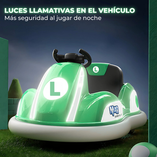 Carrito Mario Kart 12v Montable Eléctrico Con Sonidos Drift